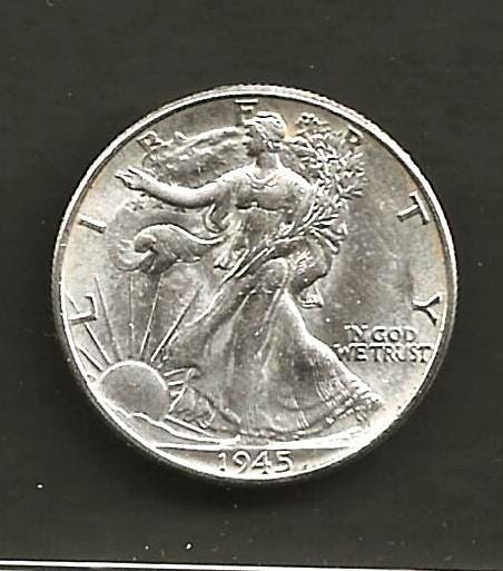 1945 half dollar - Etsy 日本