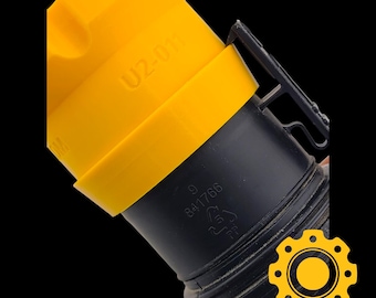 Magnetic adapter for ridgid / shopvac 2.5" vacuum hose — female, tool end