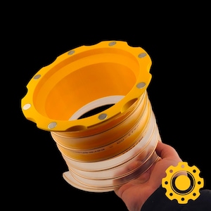 6-inch flex hose adapter - female, right hand thread