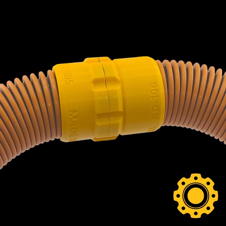 Magnetic quick connect adapter for ridgid 1-7/8 inch hose — male image 4