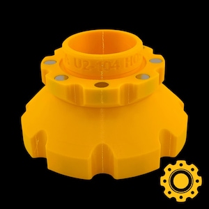Size-up adapter 1.25-inch to 2.5-inch
