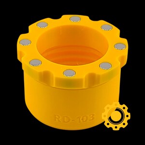 1-7/8" magnetic quick connect adapter for ridgid vacuum hose — female image 2
