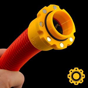 1-1/4" / 32mm magnetic quick connect adapter for bauer car detailing hose — male