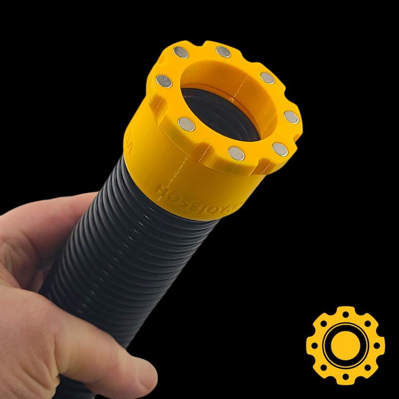 1-7/8" magnetic quick connect adapter for ridgid vacuum hose — female image 1