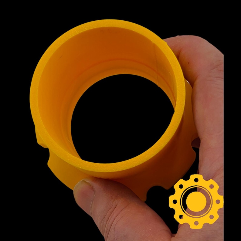 Magnetic adapter for ridgid / shopvac 2.5" vacuum hose — male, vacuum end image 5