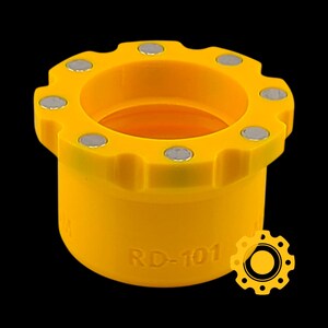 Adaptador magnético de conexión rápida de 1-1/4" / 32 mm para manguera de limpieza de automóviles Ridgid (hembra) imagen 2