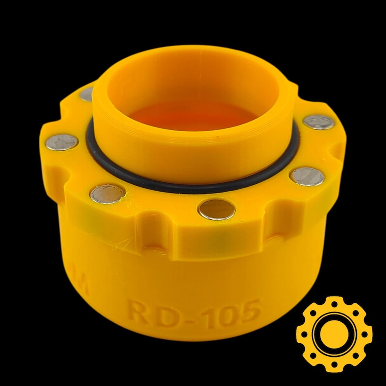 Magnetic quick connect adapter for ridgid 1-7/8 inch hose — male image 2