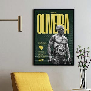 Charles Oliveira UFC Poster (Digital Download)
