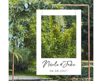 Selfie Photo Prop Frame PRINTED, Ready to Use, Photo Style Bridal Shower / Baby Shower / Wedding Photo Booth, Photo Prop, Selfie Frame