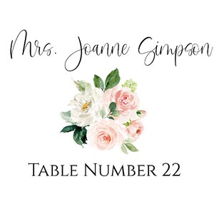 Printable Place Card Template, Avery Place Card, DIY Wedding Place Card ...