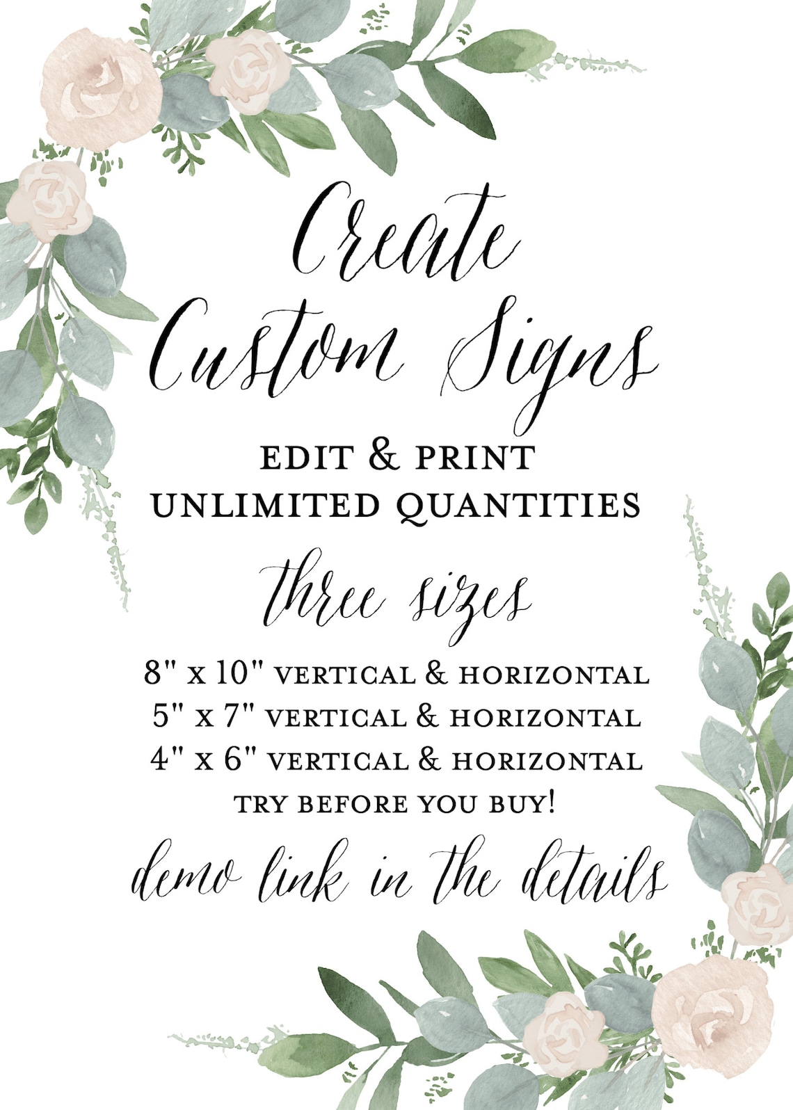 Wedding Signs Wedding Signs Printable Wedding Signs | Etsy