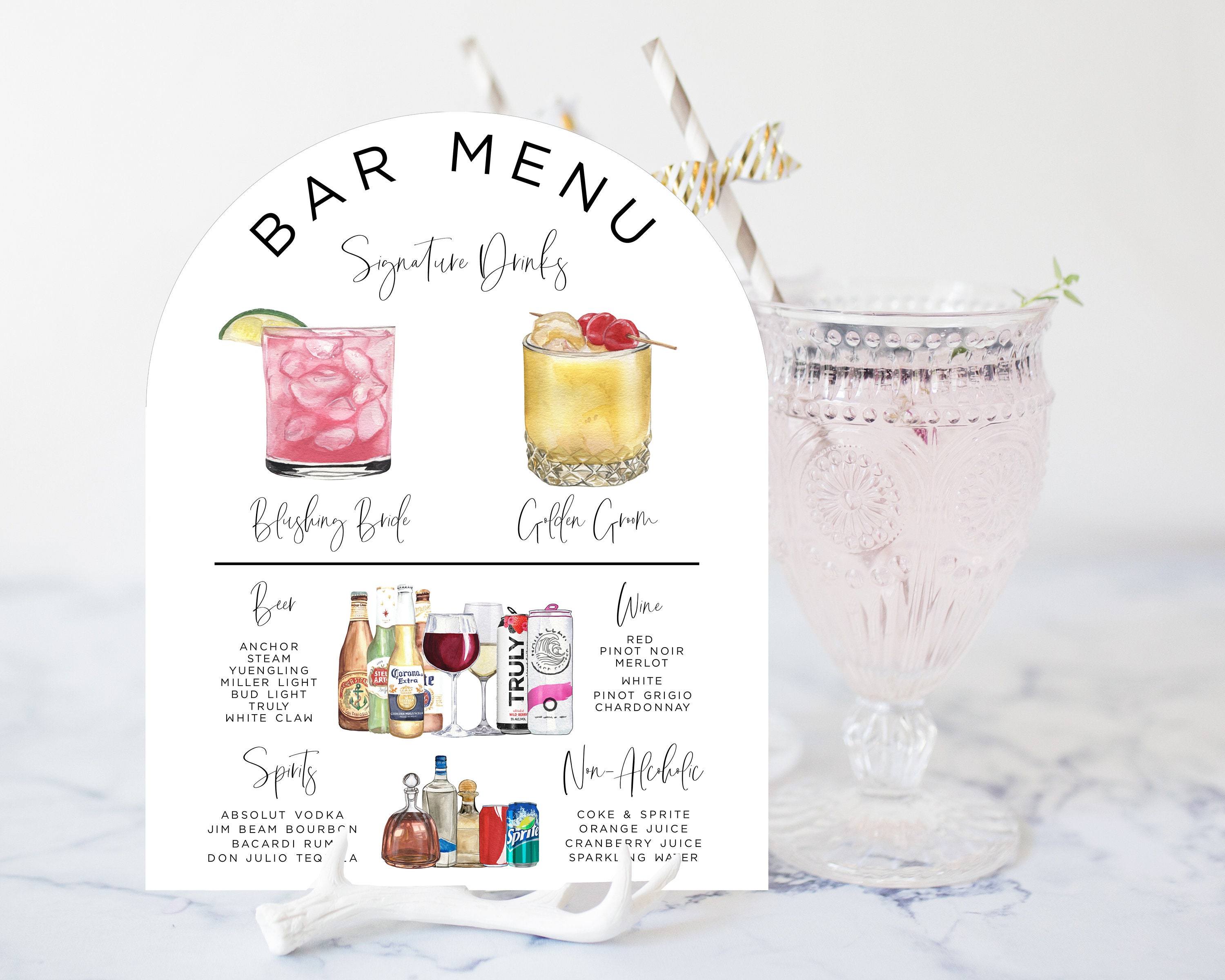 Arch Wedding Bar Menu Template Modern Editable Drink Menu Etsy Canada Arch Wedding Bar Menu Template Modern Editable Drink Menu Etsy Canada