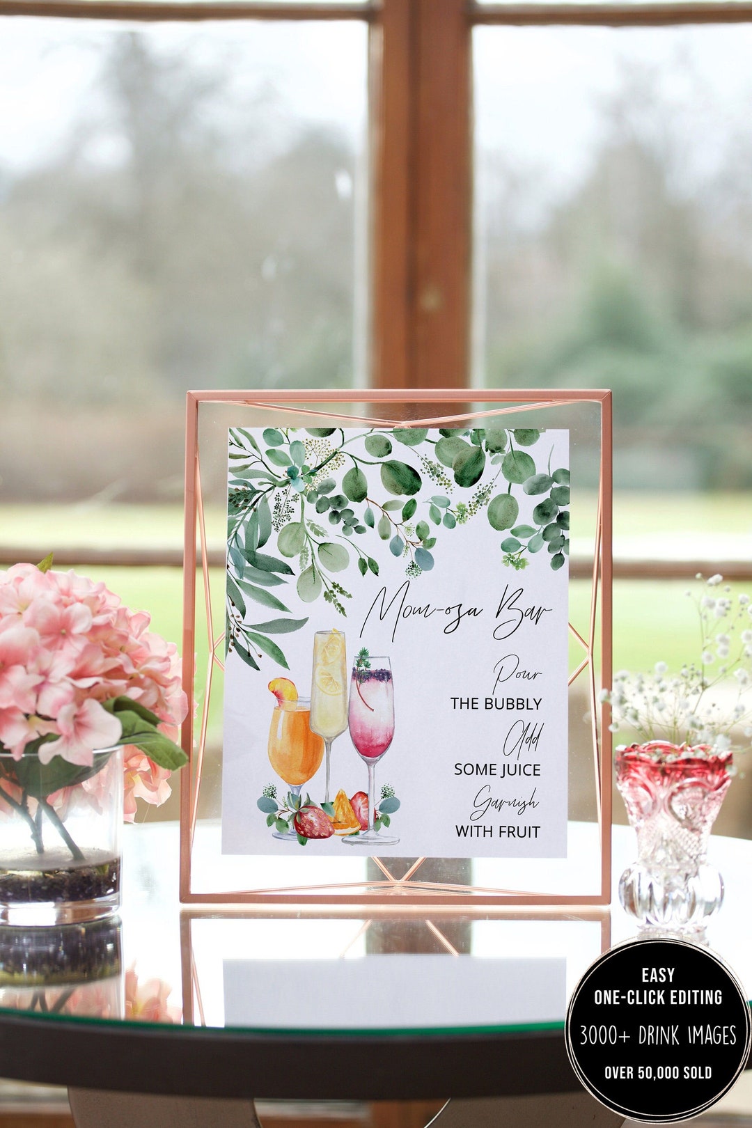 Momosa Bar Sign Download Printable Mom-osa Sign Printable - Etsy