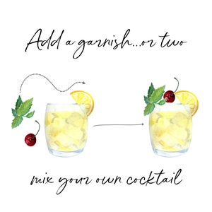 Graduation Signature Drink Template, Graduation Party Cocktail Sign, Editable Grad Party Drink Sign, Printable Grad Bar, Grad Party Decor image 3