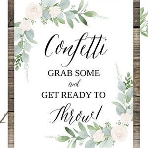 Wedding Signs Template, Wedding Signage, Wedding Signs Printable, Wedding Signs Botanical, Wedding Sign Bundle, 10 Signs 8x10, Greenery Sign image 3