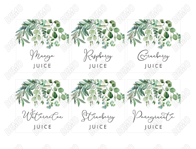 Mimosa Bar Sign Download, Printable Mimosa Sign, Mimosa Juice Label Tags, Instant Download, Watercolor Champagne Bar Sign, Mimosa Brunch image 5