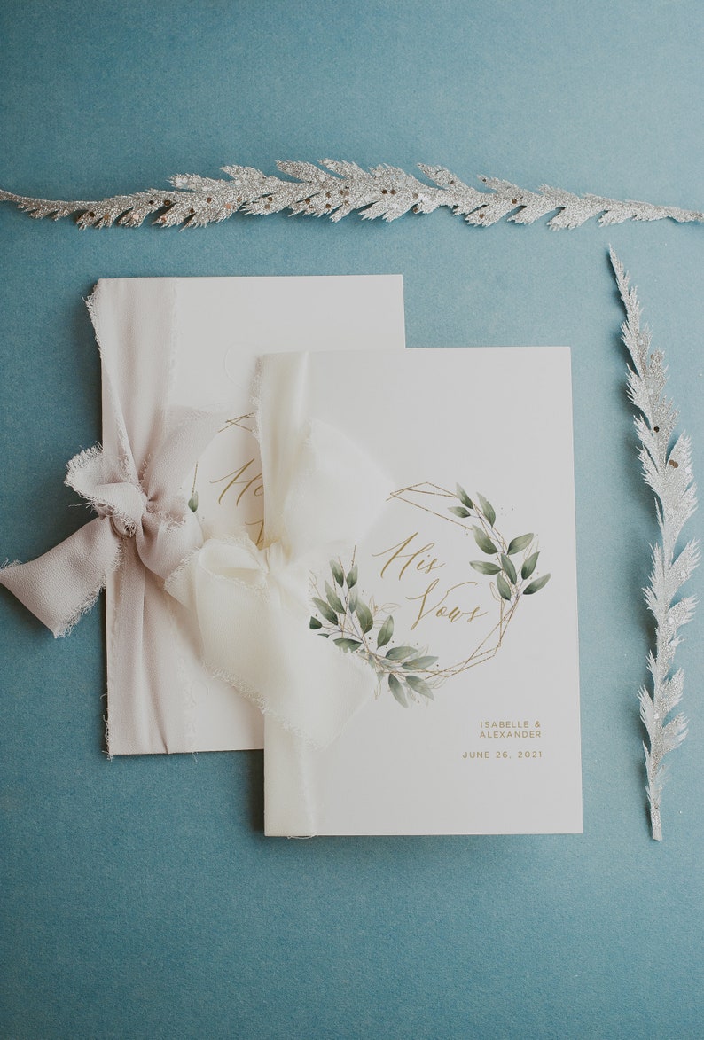 Wedding Vows Booklet Template Printable His And Hers Etsy Espa a Wedding Vows Booklet Template Printable His And Hers Etsy Espa a