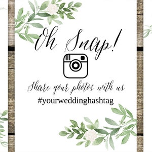 Wedding Signs Template, Wedding Signage, Wedding Signs Printable, Wedding Signs Botanical, Wedding Sign Bundle, 10 Signs 8x10, Greenery Sign image 6