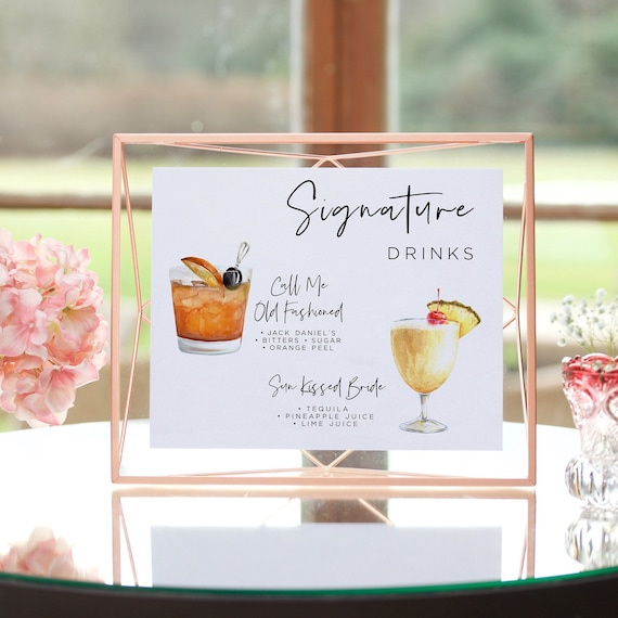 Signature Drink Template Modern Editable Drink Menu Etsy signature-drink-template-modern-editable-drink-menu-etsy
