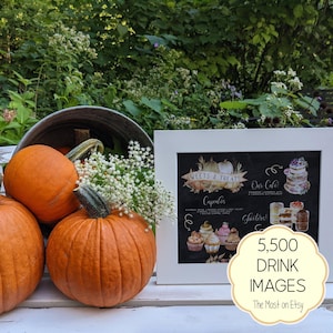 Fall Dessert Bar Menu Sign Template, Editable Autumn Dessert Bar Sign, Dessert, Ice Cream Bar, Candy Bar, Doughnut Bar, Thanksgiving Menu