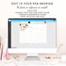 Printable Blush Pink and Gold Floral Bridal Shower Recipe Card Template ...