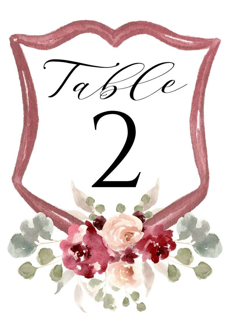 Table Numbers Wine Labels Wedding Wine Label Table Numbers - Etsy