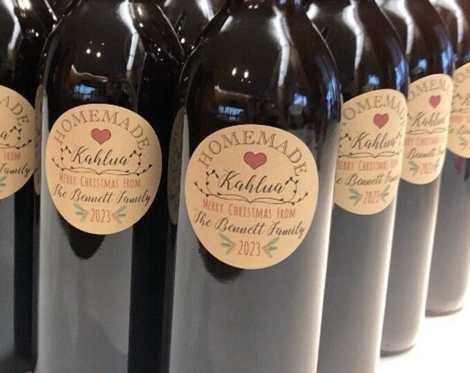 Personalized Homemade Kahlua Labels, Homemade Irish Cream, Homemade ...