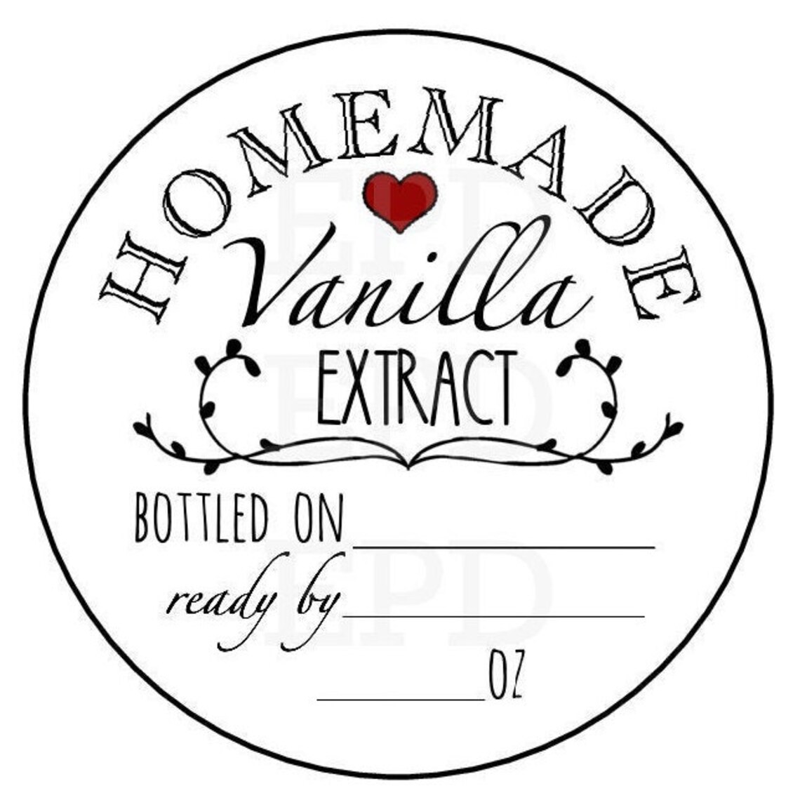 PRINTABLE Vanilla Extract Bottle Label DIY Homemade Vanilla Etsy PRINTABLE Vanilla Extract Bottle Label DIY Homemade Vanilla Etsy