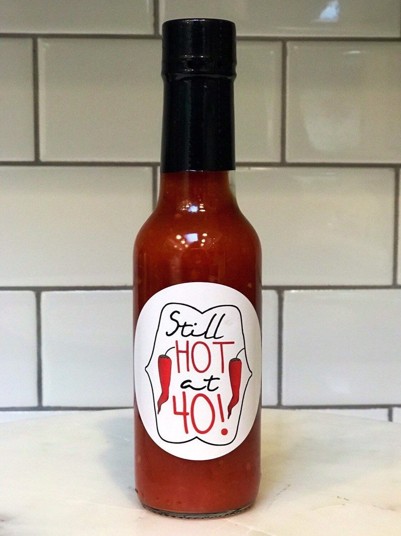 Hot Sauce Bottle Labels 40 Small or 24 Large Still Hot at Etsy