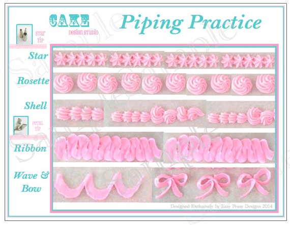 items-similar-to-piping-practice-placemat-printable-icing-template
