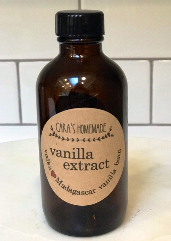 36 Vanilla Extract Labels Custom Stickers Choose Your Size AND Color