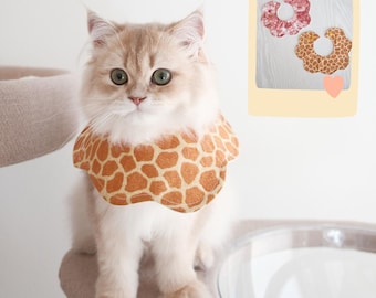 Floral Pet Bandana: Snap-On Flower Collar Accessory
