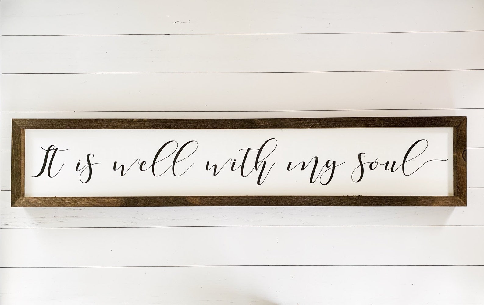 It is Well With My Soul Wood Sign Religious Decor Etsy