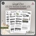 Printable Study Notes & Reviewer Template (monochrome) | Editable ...