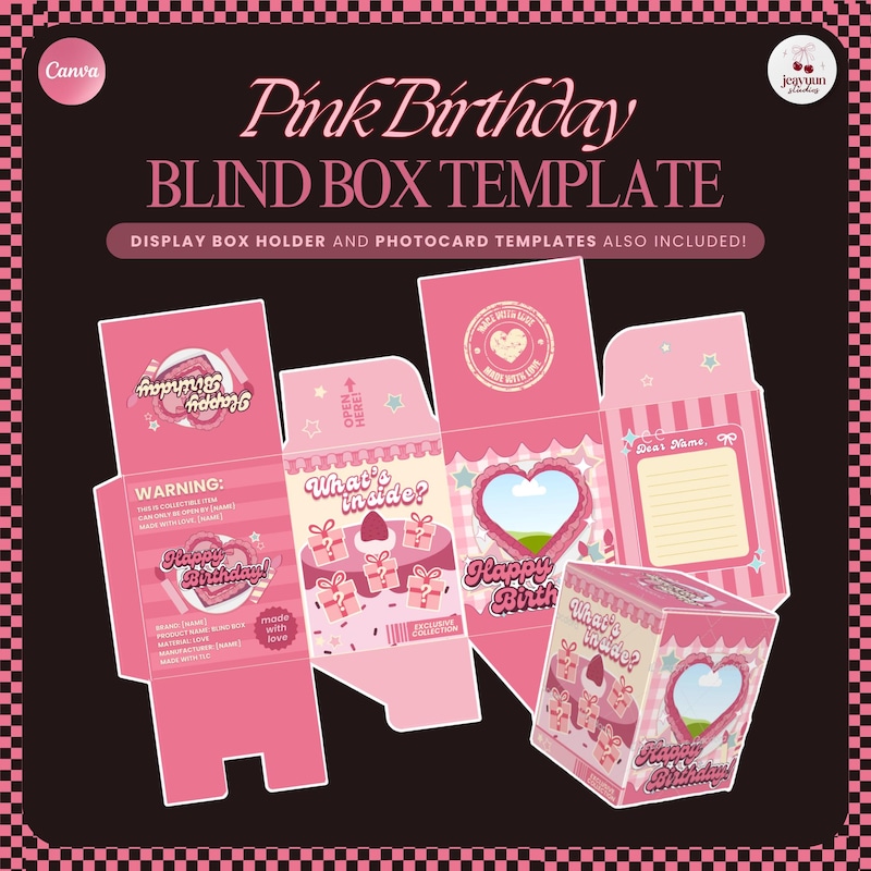 Blind Box Templates - Etsy
