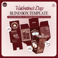 Printable DIY Blind Box Template | Personalized Gift - Etsy