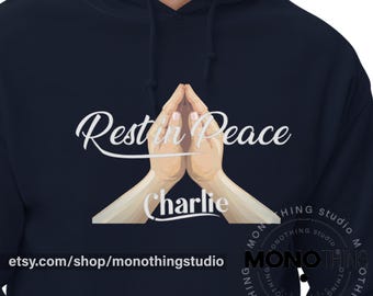 Christian Patriot Hoodie: Praying Hands Design - Conservative Gift