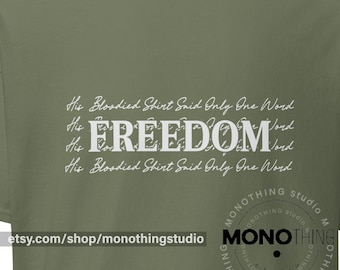 Vaterländische Freiheit T-Shirt | Konservatives Zitat Tee | Amerikanisches Stolz-Shirt | Gildan Unisex