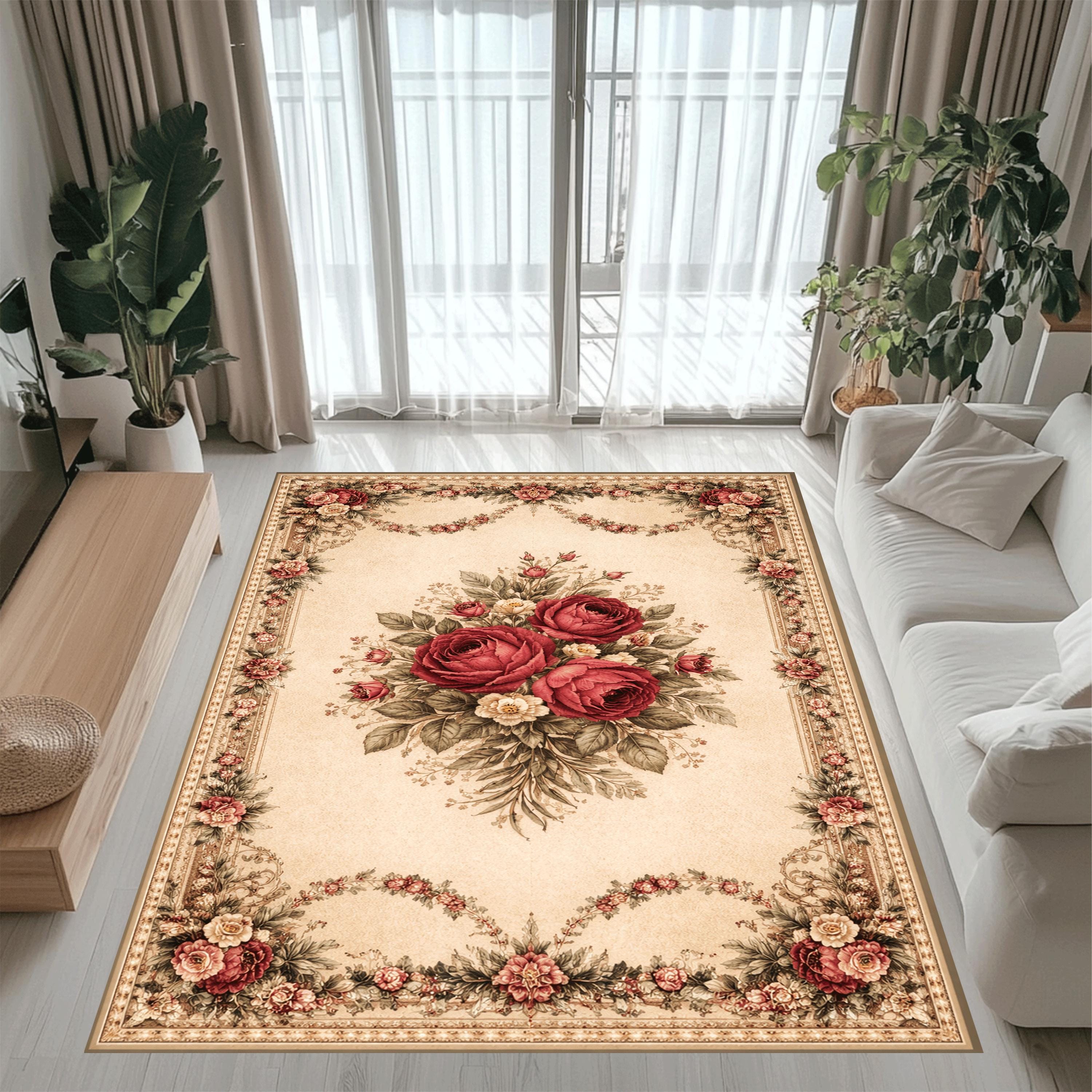 トルコ絨毯 花柄 - Etsy 日本