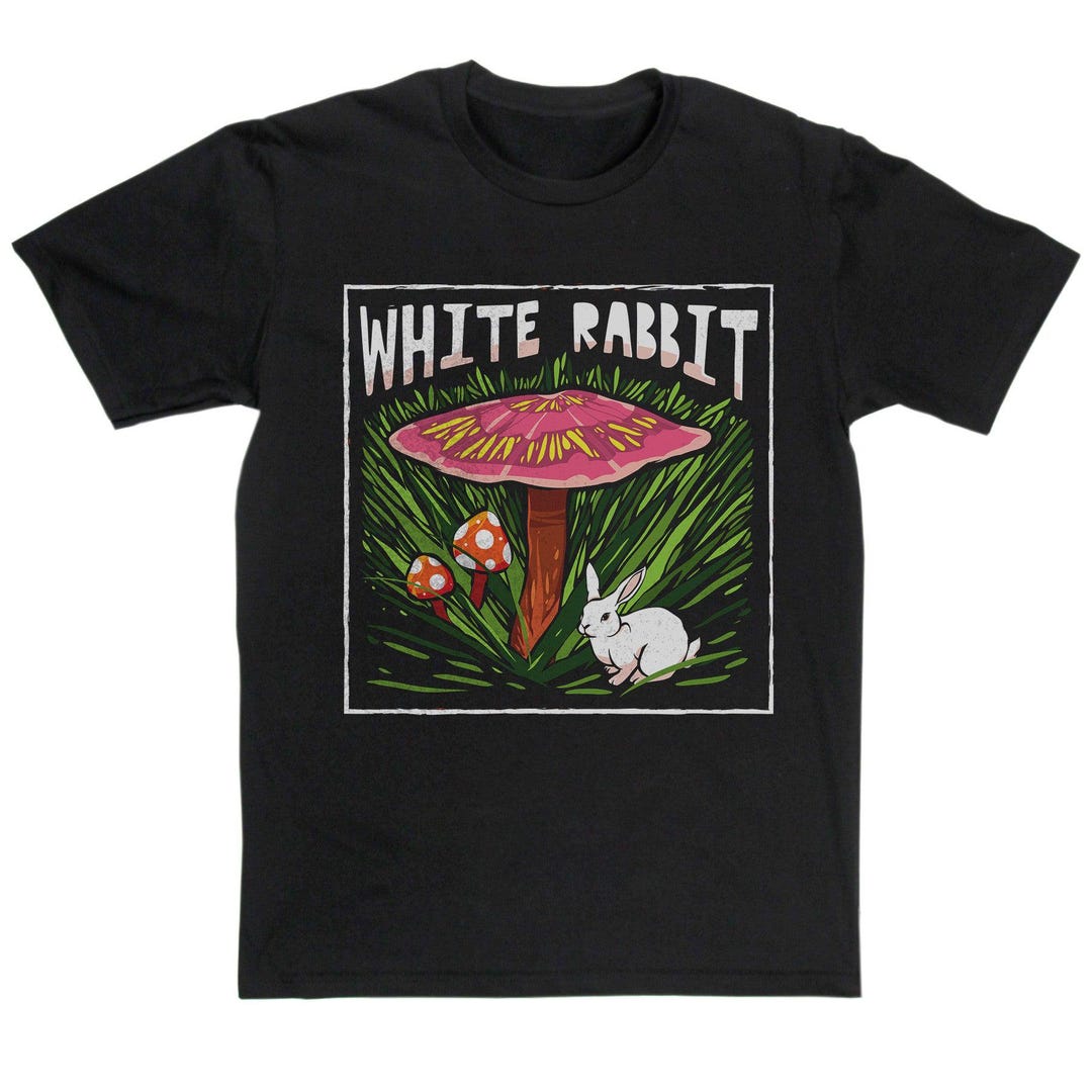 Jefferson Airplane Inspired - White Rabbit T Shirt - Etsy