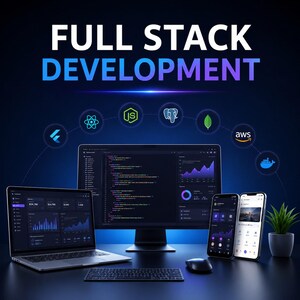 Full-stack ontwikkeling van web- en mobiele apps | Flutter, React, Node.js-service afbeelding 2