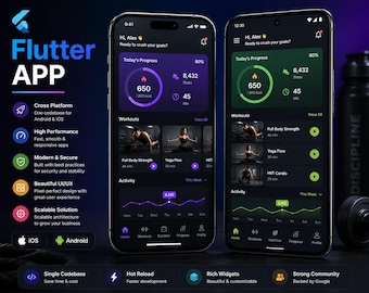 Flutter App Entwicklung | Cross-Platform Mobile App | Benutzerdefinierte Lösung für iOS