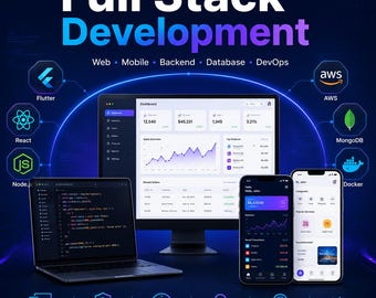 Full Stack Web & Mobile App Development | Flutter, React, Node.js Service