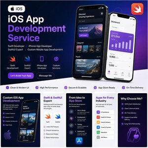 iOS App Development Service | Swift, SwiftUI Expert | Custom Mobile Apps