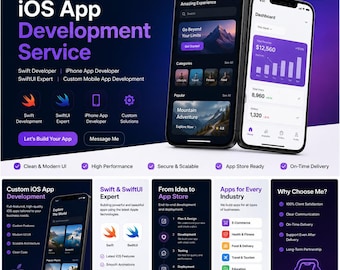 iOS App Development Service | Swift, SwiftUI Expert | Custom Mobile Apps