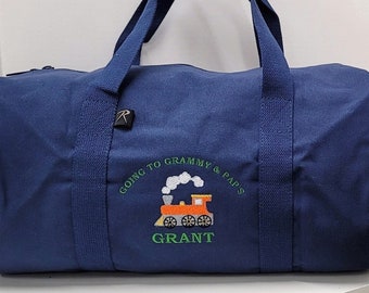 Kid&#39;s Duffle Bag, Children&#39;s Duffle, Going to Grandma&#39;s, Christmas Gift
