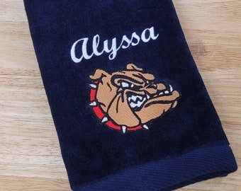 Personalized Sport Towel, Gym Towel, Monogrammed Towel, School Mascot