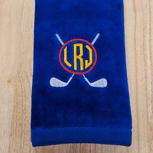 Personalized Golf Towel, Sport Towel, Monogrammed Golf Towel, Christmas Gift
