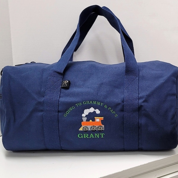 Kid's Duffle Bag, Going to Grandma's, Overnight Bag, Birthday Gift