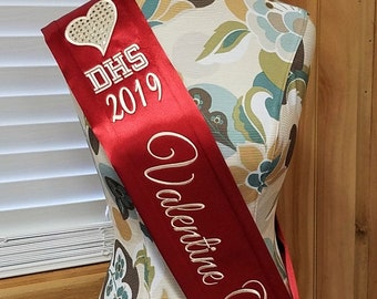 Pageant Sash, Personalized Sash, Custom Sash, Monogrammed Sash